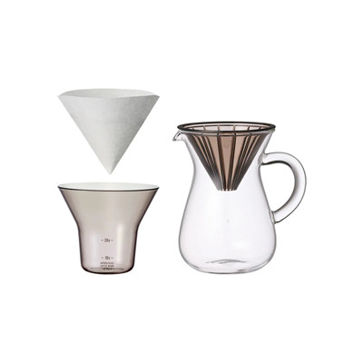 Coffee carafe set Kinto SCS (for 2 cups), 600 ml