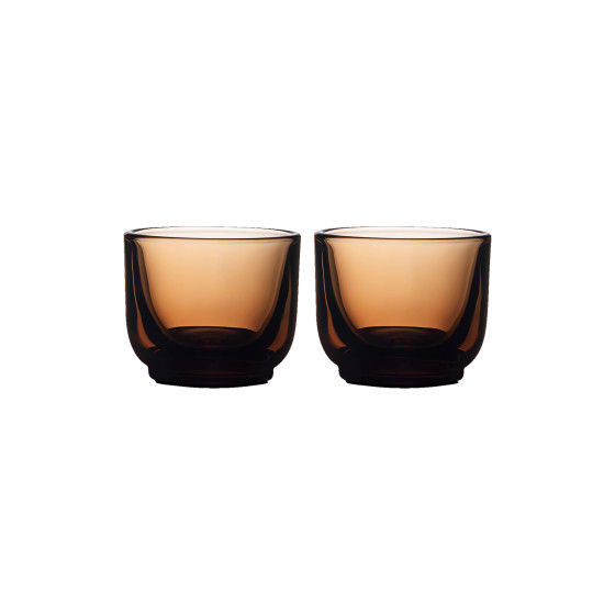 Fellow Pirch Espresso Amber zestaw szklanek, 2 szt. x 89 ml