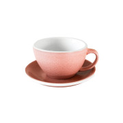 Cappuccino cup with a saucer Loveramics Egg Cinnabar, 250 ml