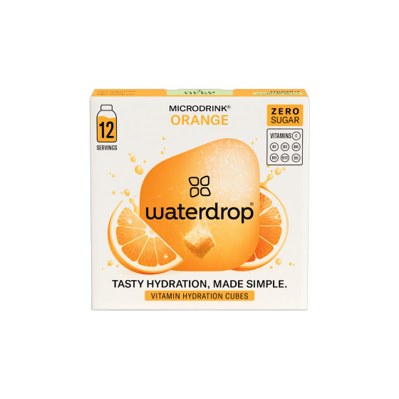 Waterdrop Microdrink Orange Vitamindrink-Würfel, 12 Stück.