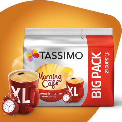 Koffiecapsules Tassimo Morning Cafe XL (compatibel met Bosch Tassimo capsulemachines), 21 st.