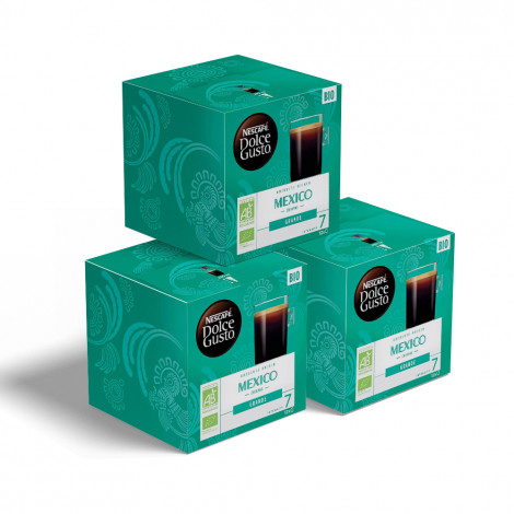 Lot de capsules de café NESCAFÉ® Dolce Gusto® “Grande Mexico Organic”, 3 x 12 pcs.