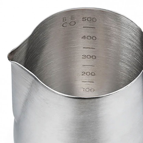 Pichet à lait Barista & Co Core Brushed Steel, 600 ml