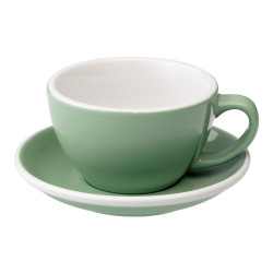 Café Latte cup with a saucer Loveramics “Egg Mint”, 300 ml