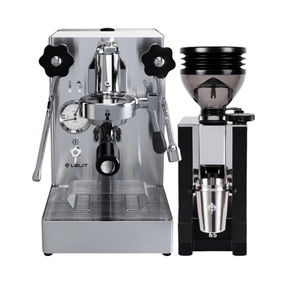 Lelit MaraX PL62X Espressomaskin och Eureka Mignon Arto 65 kaffekvarn