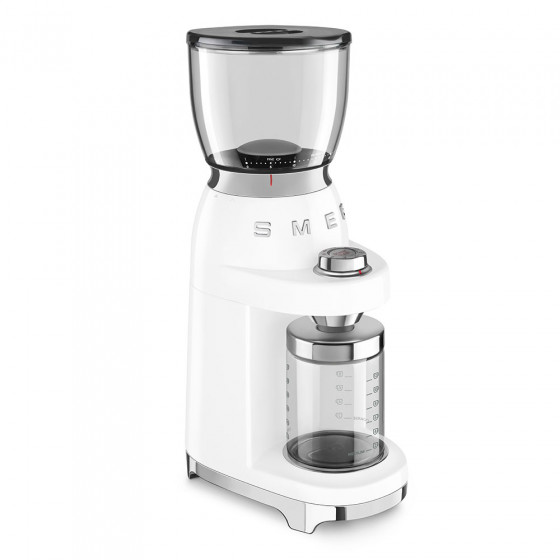 Coffee Grinder Smeg 50's Style CGF01WHUK White