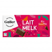 Šokolādes tāfelīte Galler Lait Riz Souffle, 150 g