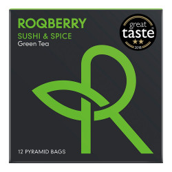Zaļā tēja Roqberry “Sushi & Spice”, 12 gb.