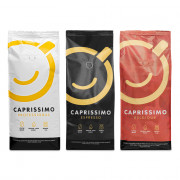 Lot de grains de café « Caprissimo Trio Mix », 3 kg