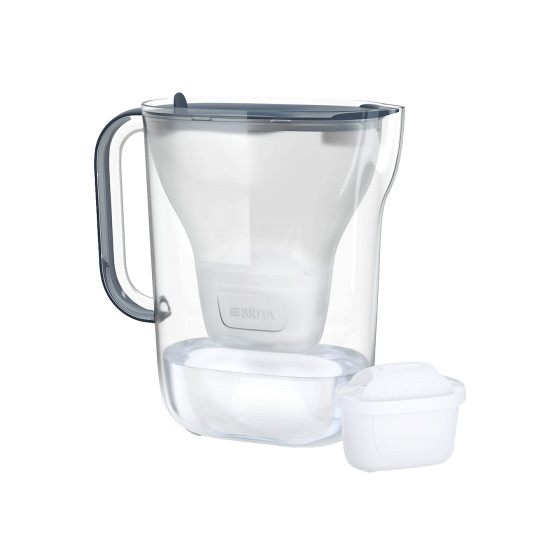 Dzbanek filtrujący BRITA Style Essential LED 2.4 L grafitowy + filtr Maxtra PRO