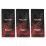 Zestaw kawy ziarnistej Specialty Indonesia Sumatra, 3 x 250 g