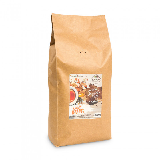 Kavos pupelės Kavos Gurmanai „India AA“, 1 kg Kavos pupelės Kavos Gurmanai „India AA“, 1 kg
