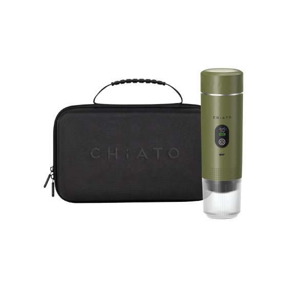 CHiATO brewPLAY Smart Traveller draagbare espressomaker set – Groen