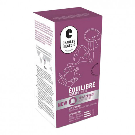 Kavos kapsulės Nespresso® aparatams Charles Liégeois Equilibre, 20 vnt.