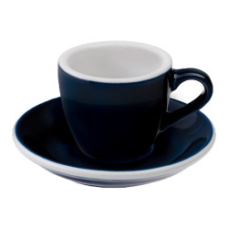 Espresso cup with a saucer Loveramics “Egg Denim”, 80 ml