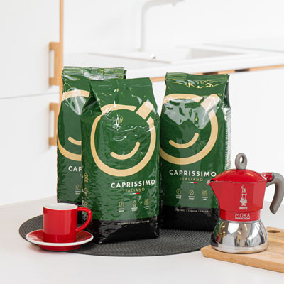 Kahvipapusetti ”Caprissimo Italiano”, 2 kg