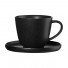 Tasse à café avec une soucoupe Asa Selection “Coppa Kuro”, 250 ml