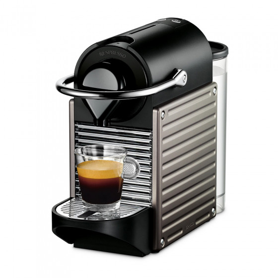 Nespresso Pixie Coffee Pod Machine - Titan