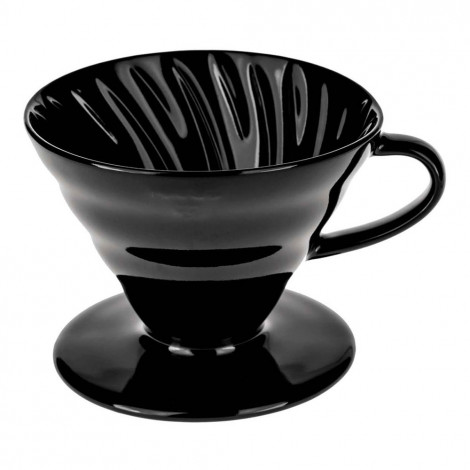 Ceramic coffee dripper Hario “V60-02 Black”
