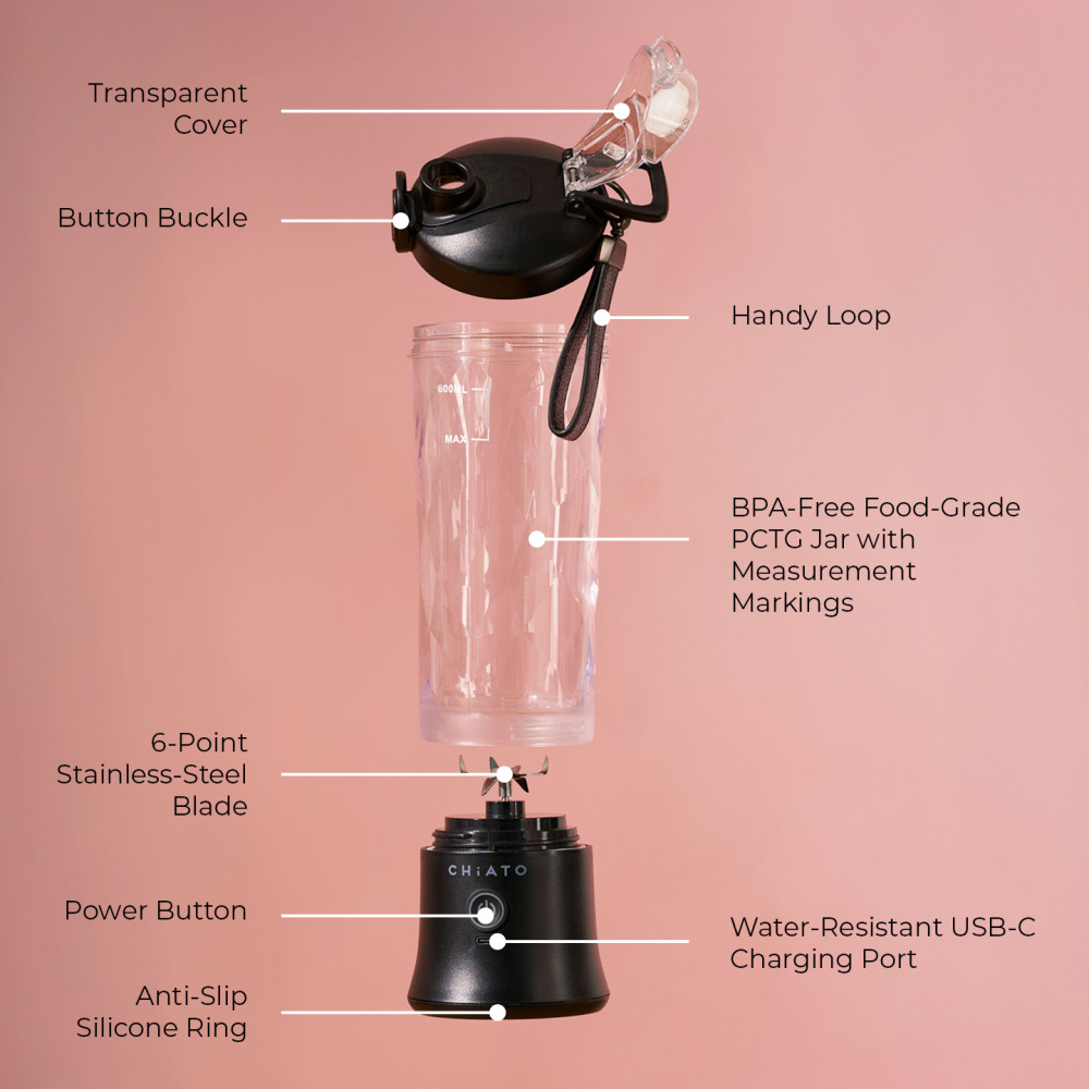 CHiATO blendPLAY Travel kannettava tehosekoitin