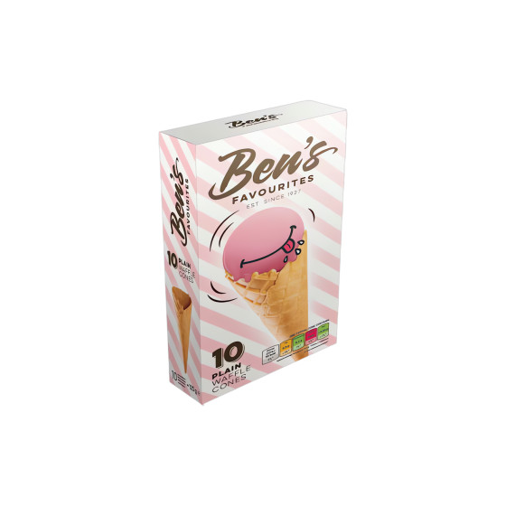 BEN'S FAVOURITES -vohvelitötteröt (makeat), 10 kpl