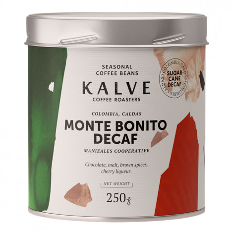 Specializētās kafijas pupiņas “Colombia, Monte Bonito Decaf – Omniroast”  250 g