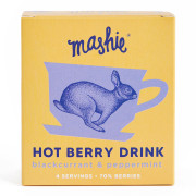 Juodųjų serbentų su pipirmėte tyrė MASHIE Original by Nordic Berry, 4 porcijos