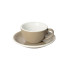 Flat White cup with a saucer Loveramics Egg Taupe, 150 ml