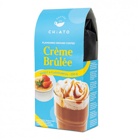 Crème brûlée-flavoured ground coffee CHiATO Crème Brûlée, 250 g