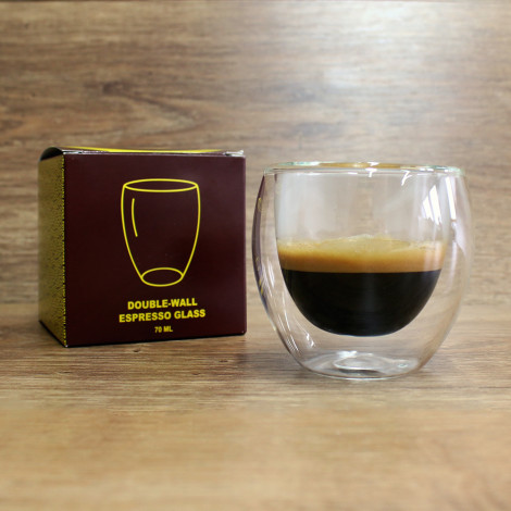 KahviKaverin espresso-lasi setti, 2 kpl.