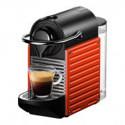 Atnaujintas kavos aparatas Nespresso Pixie Red