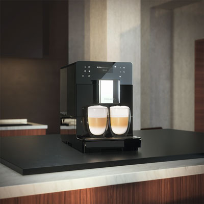 Miele CM 5510 Silence Alu-Silber-mettallic Kaffeevollautomat – Schwarz