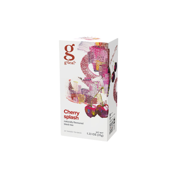 Schwarzer Tee g’tea! Cherry Splash, 20 St.