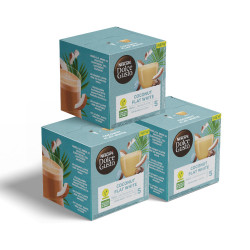 Coffee capsules compatible with Dolce Gusto® set NESCAFÉ Dolce Gusto “Coconut Flat White”, 3 x 12 pcs.