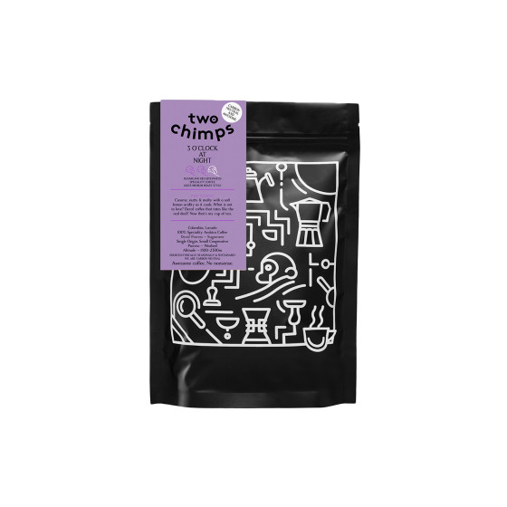 Decaf Coffee Beans Two Chimps 3 O'Clock At Night, 500 G