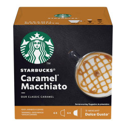 Kafijas kapsulas Dolce Gusto® automātiem Starbucks “Caramel Macchiato”, 6 + 6 gab.