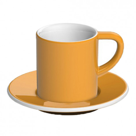 Espresso cup with a saucer Loveramics “Bond Yellow”, 80 ml