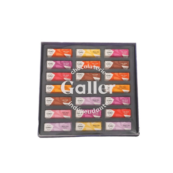 Geschenkbox Miniriegel Galler Mini Batons Assortment, 24 Stk.