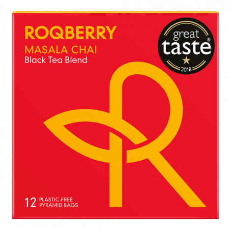 Melnā tēja Roqberry Masala Chai, 12 gb.