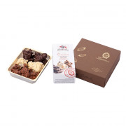 Šokolādes konfektes ar mandelēm un dzērvenēm Laurence Golden Choco Bites, 140 g