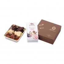 Šokoladiniai saldainiai su migdolais ir spanguolėmis Laurence „Golden Choco Bites“, 140 g