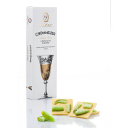 Lemon-flavoured white chocolate with citrons Laurence Chommelier White Wine, 100 g