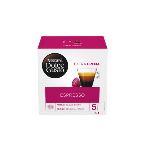 Capsules de café NESCAFÉ® Dolce Gusto® Espresso, 16 pièces.