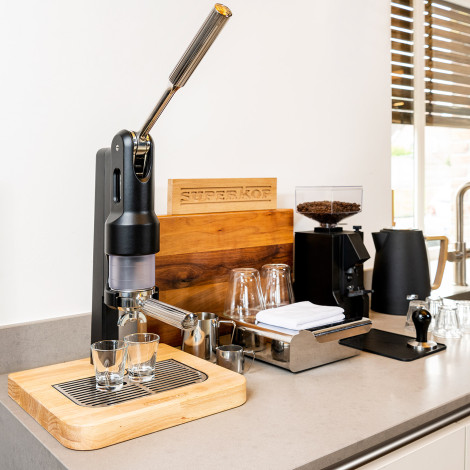 Superkop Black Manual-Lever Espresso maker – Zwart