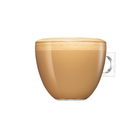 Capsules de café compatibles avec Dolce Gusto® NESCAFÉ Dolce Gusto Flat White, 16 pièces.