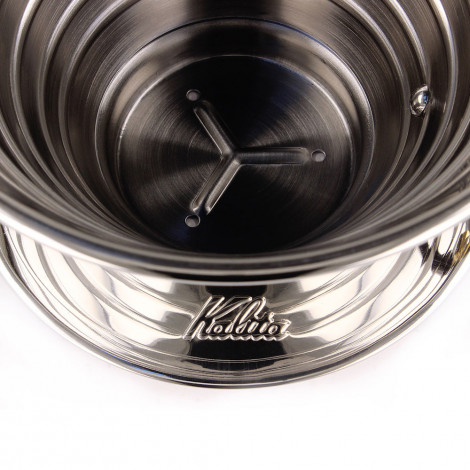 Stainless-steel dripper Kalita Wave #185