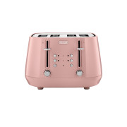 DeLonghi Eclettica CTY4003.PK 4 Slice Toaster – Playful Pink