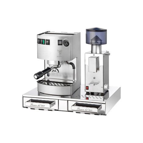 Bezzera New Hobby Stainless Steel espressomasin – hõbedane