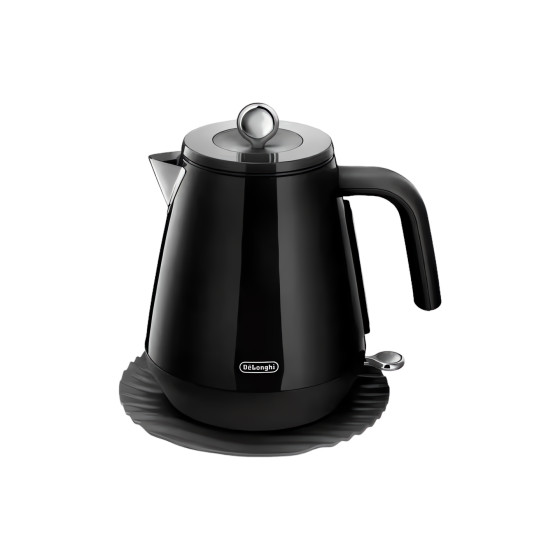Czajnik elektryczny DeLonghi Eclettica KBY2001.BK – 1.7 l, czarny