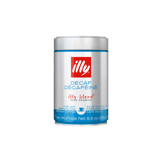 Illy Classico koffeinfritt malet kaffe, 250 g